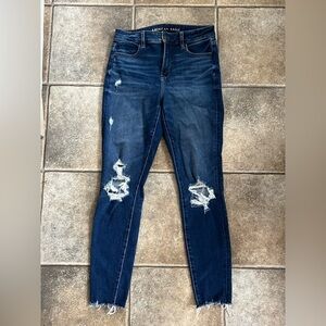 American Eagle Outfitters Distressed High-rise Jegging The Dream Jean
